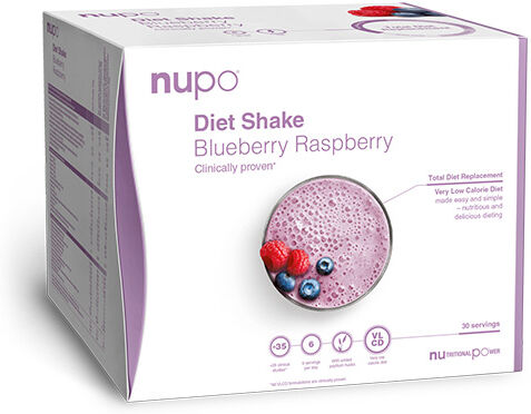 Nupo Diet Shake Valuepack Blueberry Raspberry - 10 porsjoner - 960 g