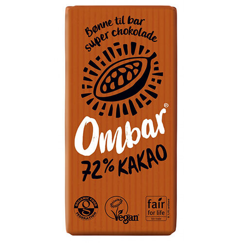 Ombar Raw Chocolate 72% Bar Ø - 35 Gram - 1 Bar
