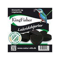 Kingfisher Lakridshjerter Glutenfri - 90 g