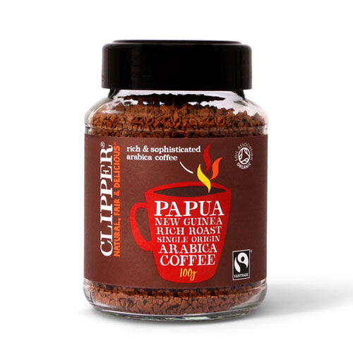 Clipper Instant Coffee Papua Nyguinea Økologisk - 100 g