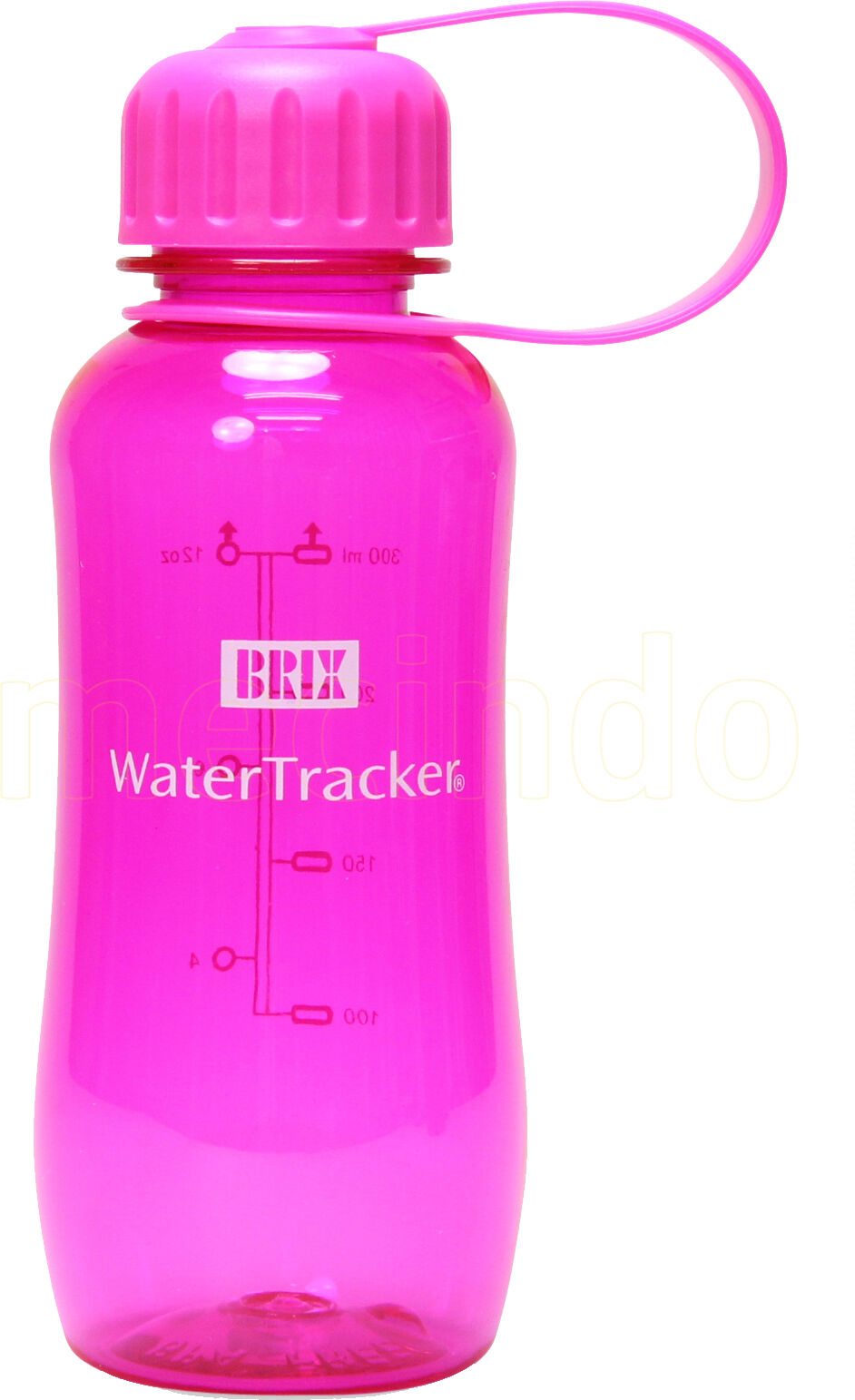 BRIX WaterTracker 0,3 L. Hot Pink BPA-fri drikkeflaske af Tritan - 1 stk