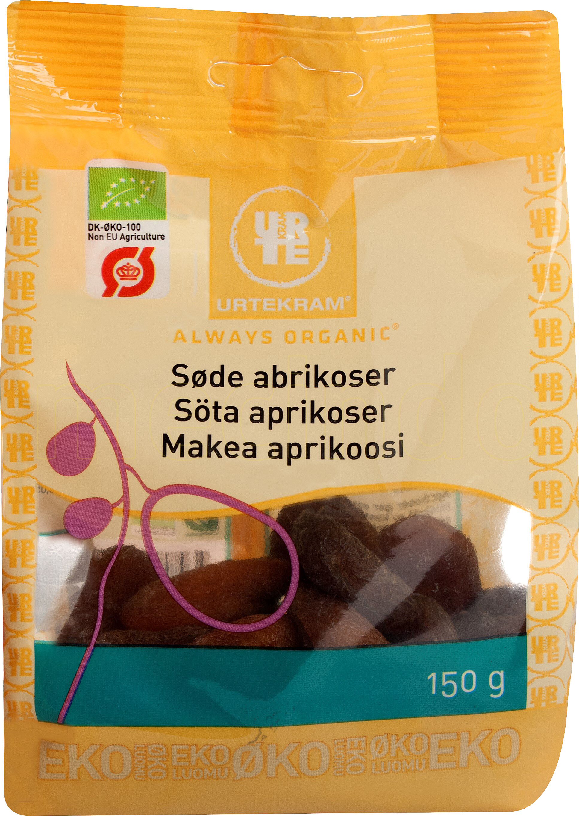 Urtekram Abrikoser søde Ø - 150 g