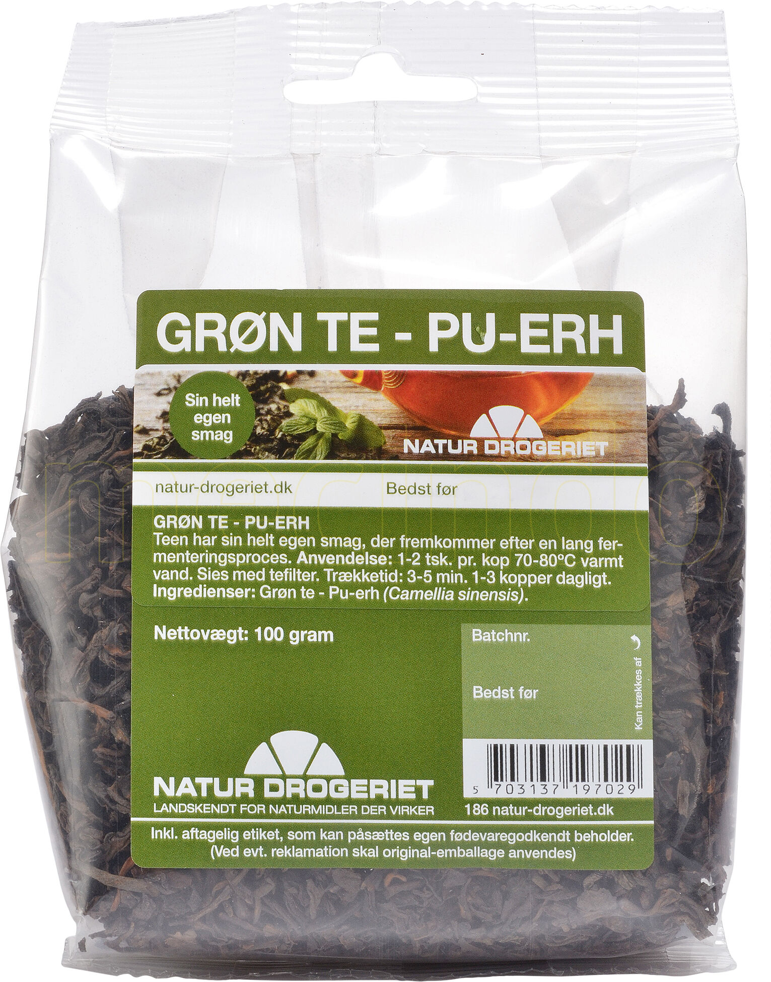 Natur Drogeriet Natur-Drogeriet Pu-erh Te - 100 g