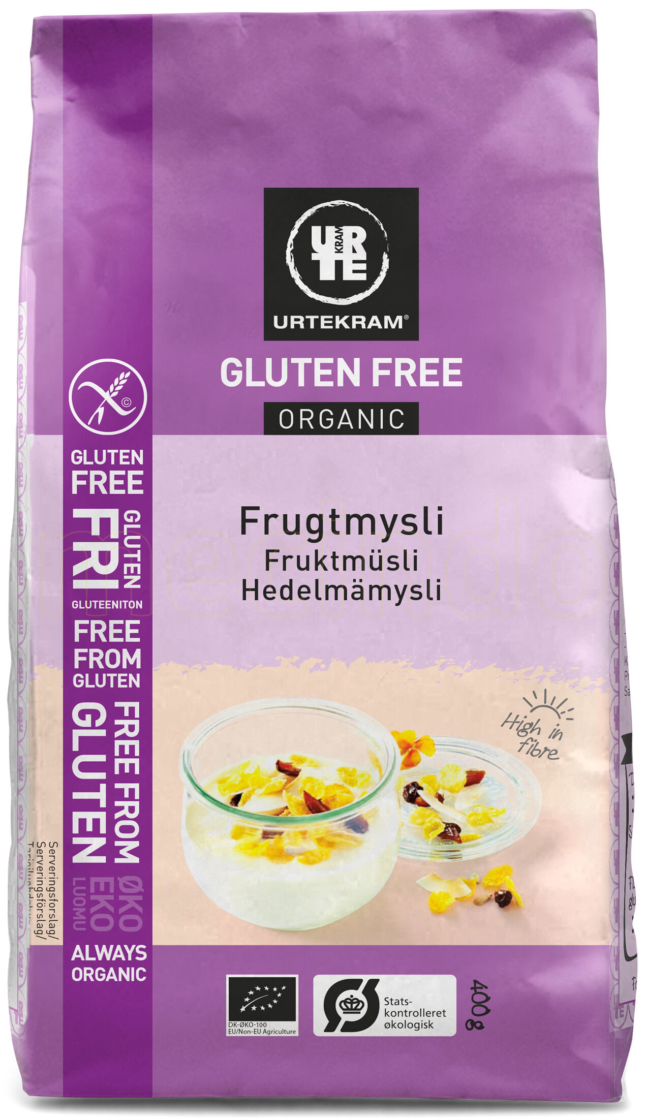 Urtekram Fruktmüsli, Glutenfri Ø - 400 g