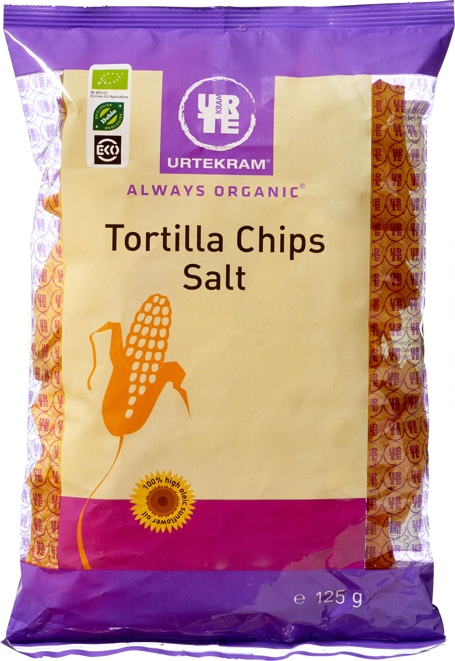 Urtekram Tortillachips gul Ø - 125 g