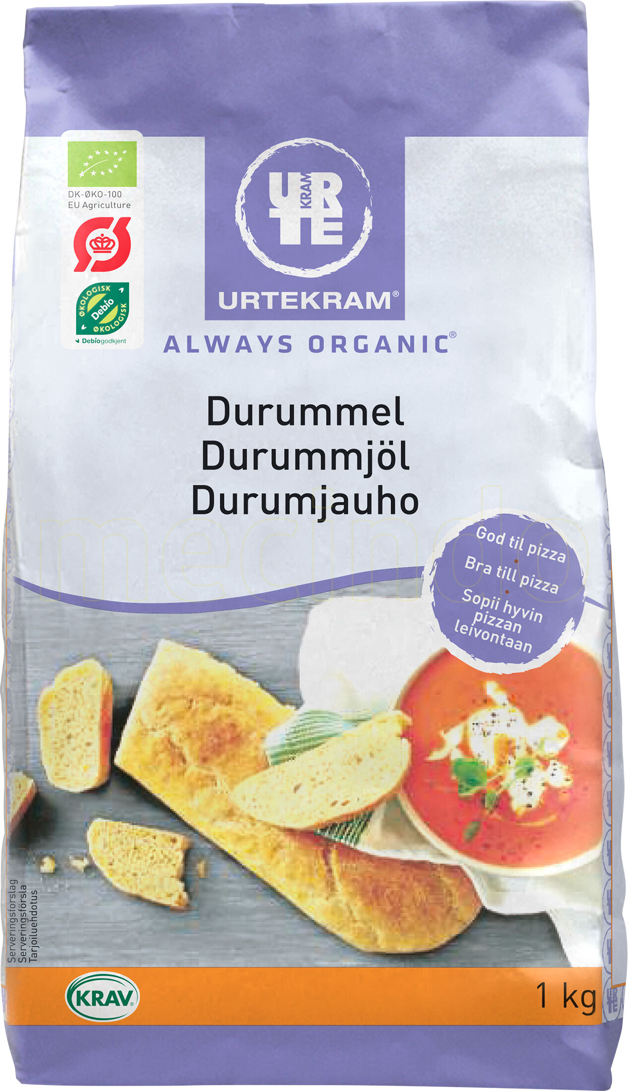 Urtekram Durum Hvetemel Ø - 1 Kg