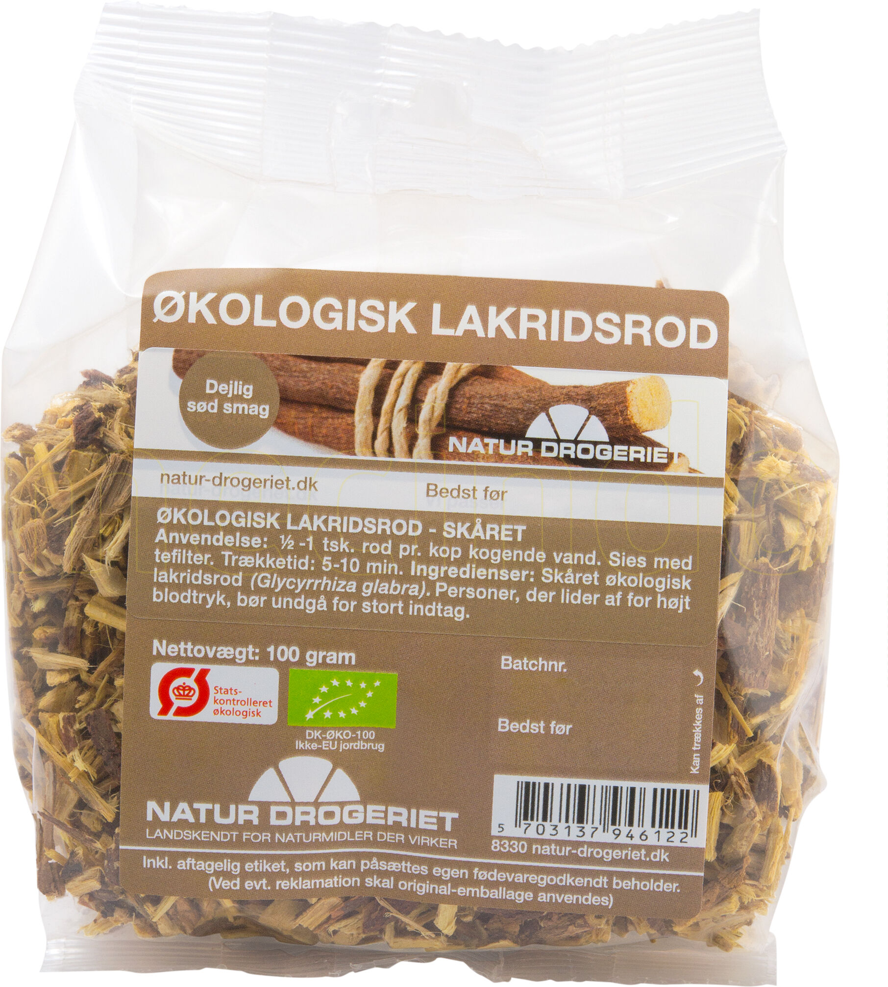 Natur Drogeriet Natur-Drogeriet Lakridsrod Skåret Ø - 100 g