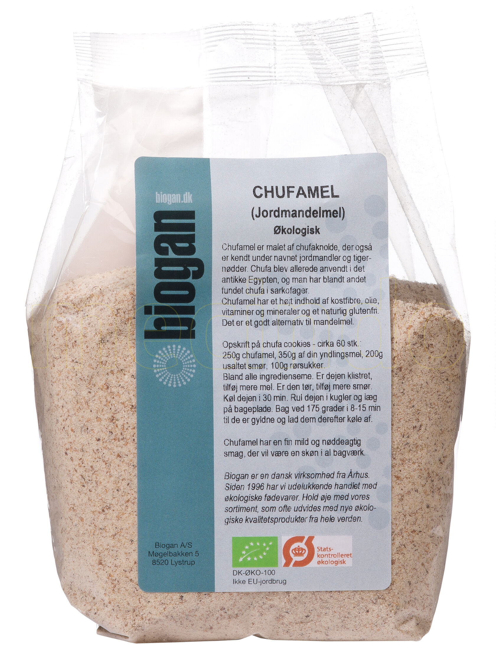 Biogan Økologisk Chufamel - 500 g