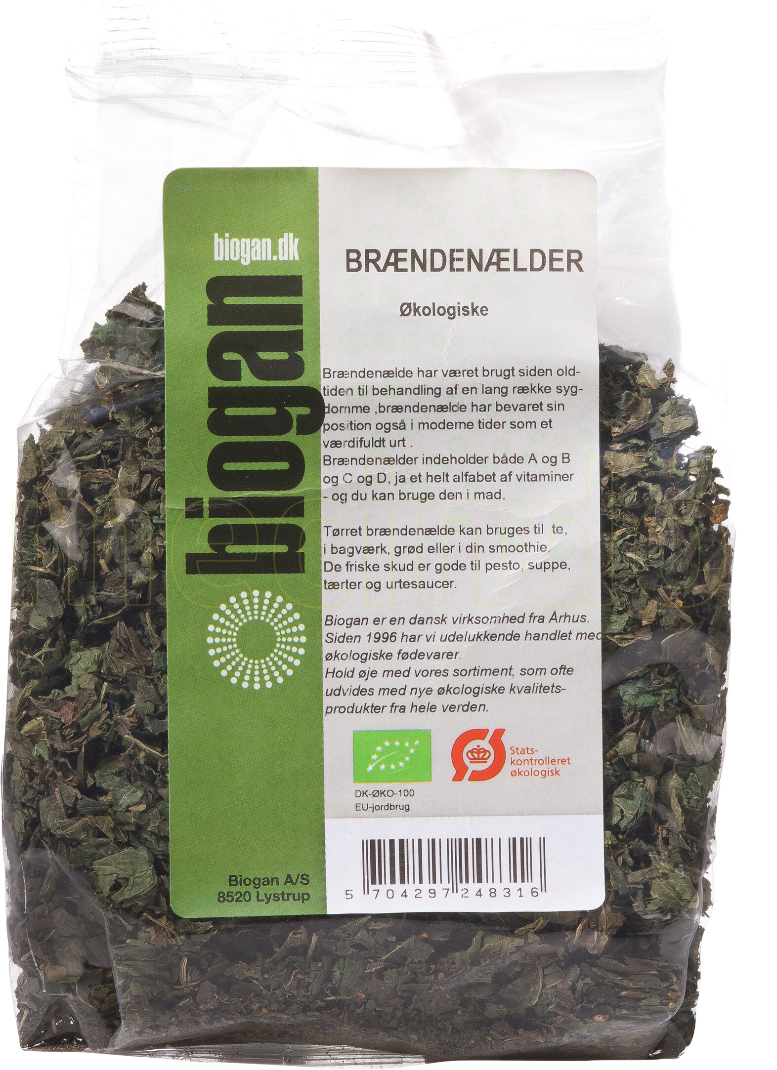 Biogan Økologiske Brennesler - 50 g