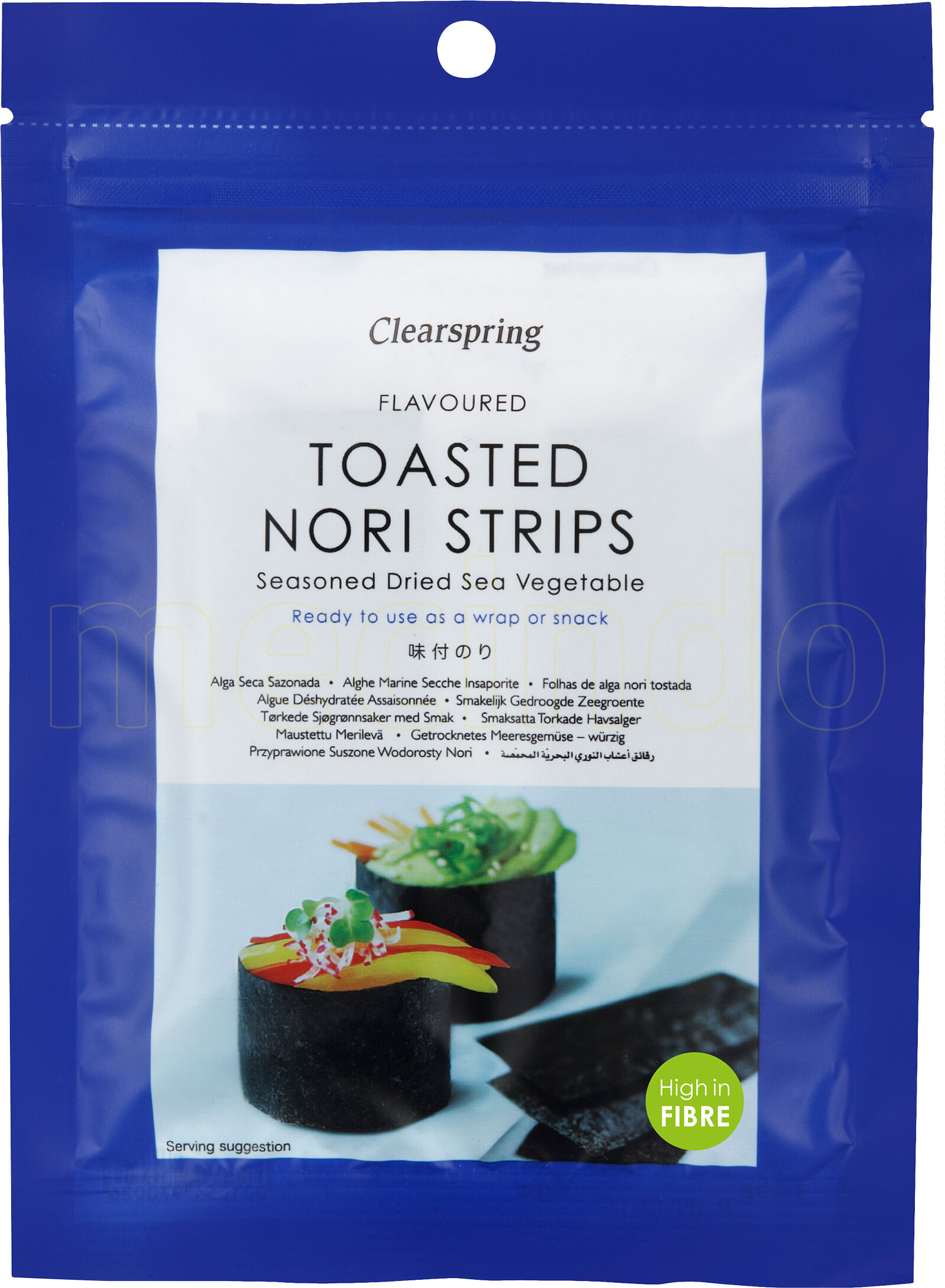 Clearspring Nori Snack Strimler - 13 Gram