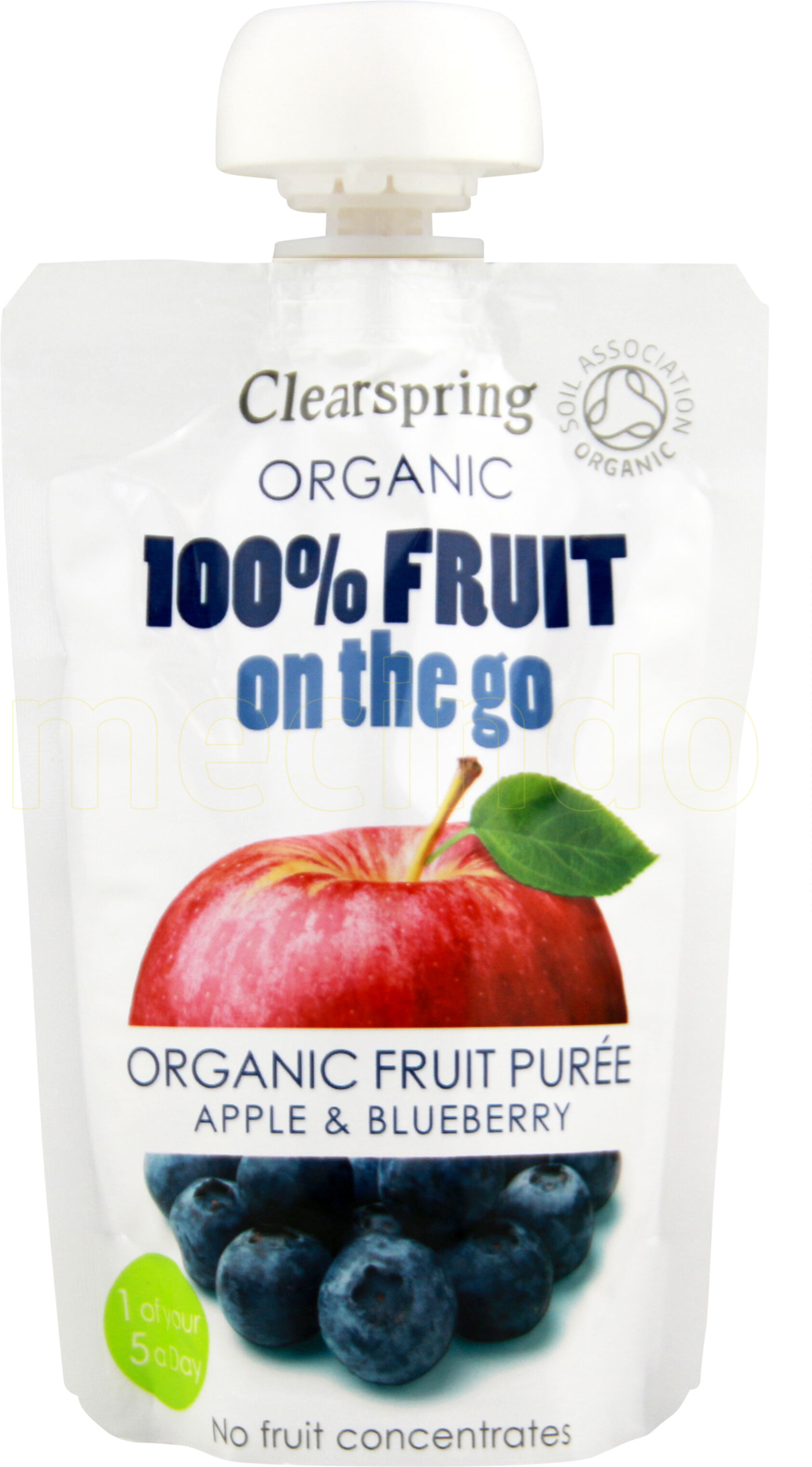 Clearspring Æble, Blåbær Fruit On The Go Ø - 120 g