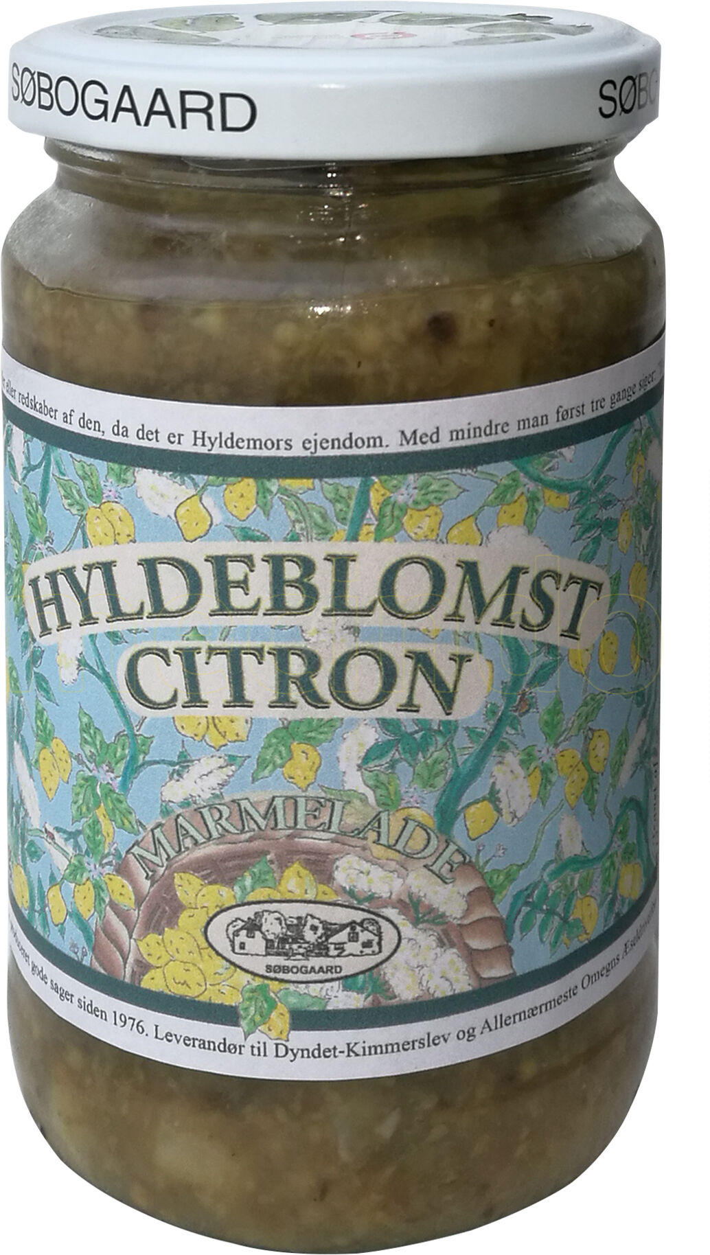 Søbogaard Hyldeblomst/Citron marmelade Ø - 400 g