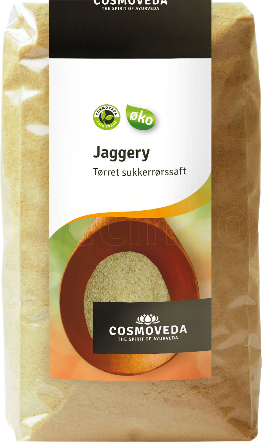 Cosmoveda Indisk rørsukker (sukkerrørsaft) Ø - 400 g