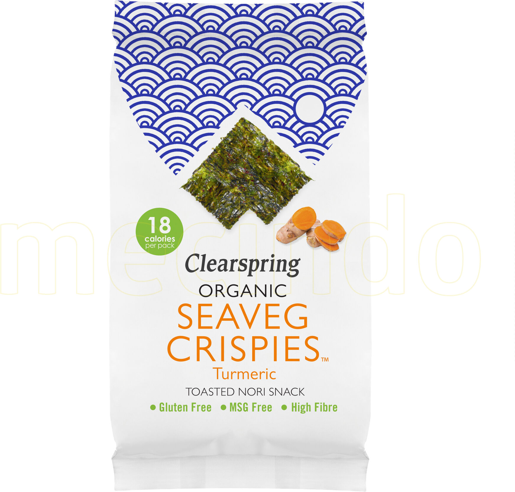 Clearspring Tang Chips Gurkemeje Ø (Seaveg Crispies) - 4 g