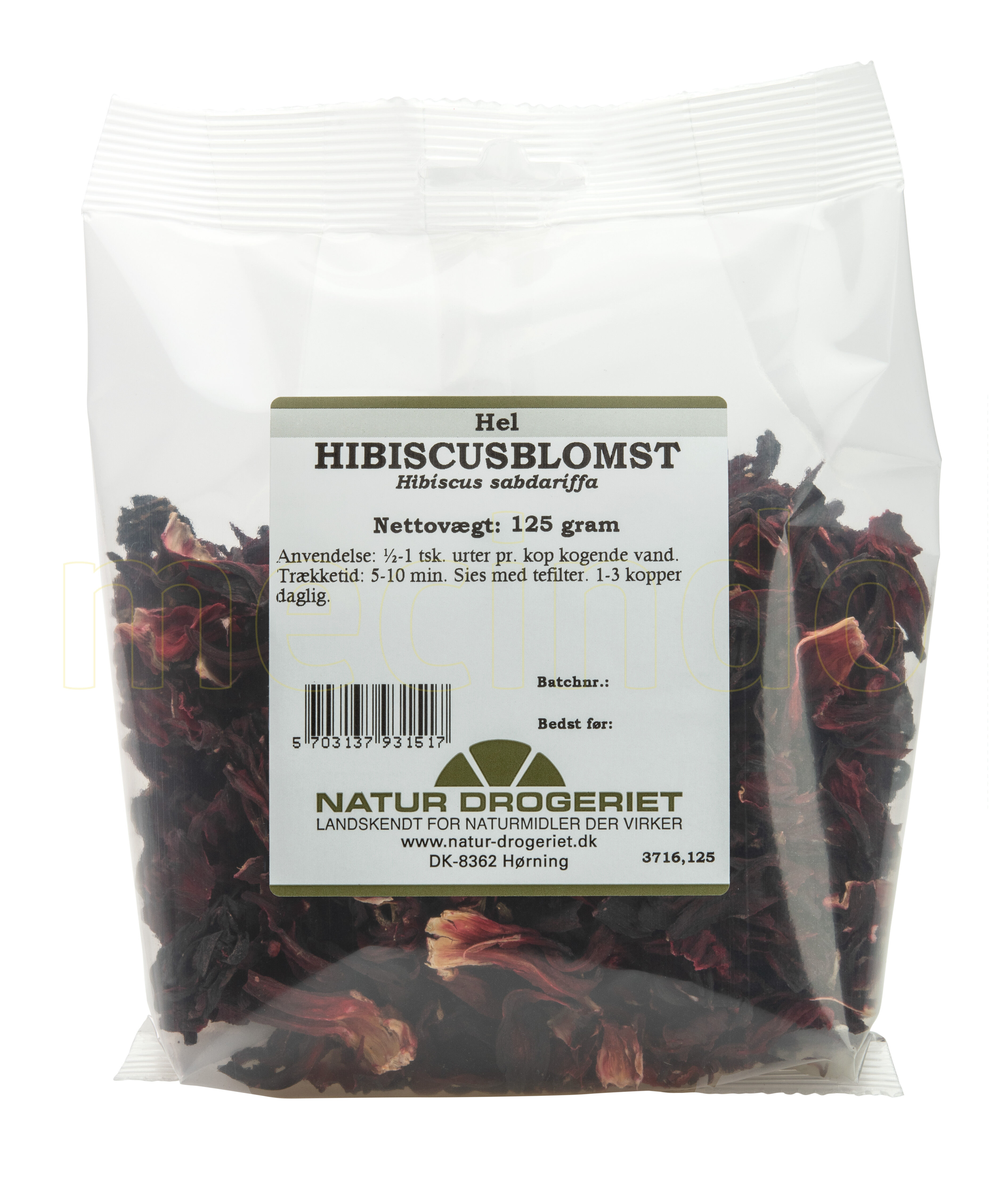 Natur Drogeriet Natur-Drogeriet Hibiscus Hel - 125 g