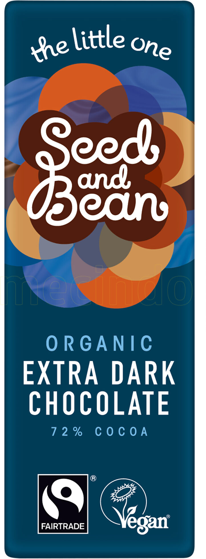 Seed & Bean Mørk Chokolade 72% Ø - 25 g