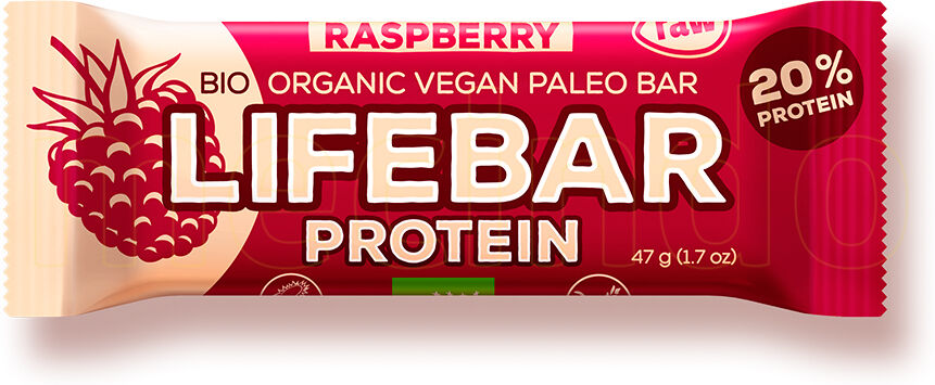 AbsorBurn Lifebar Raspberry Proteinbar Raw Ø - 47 g