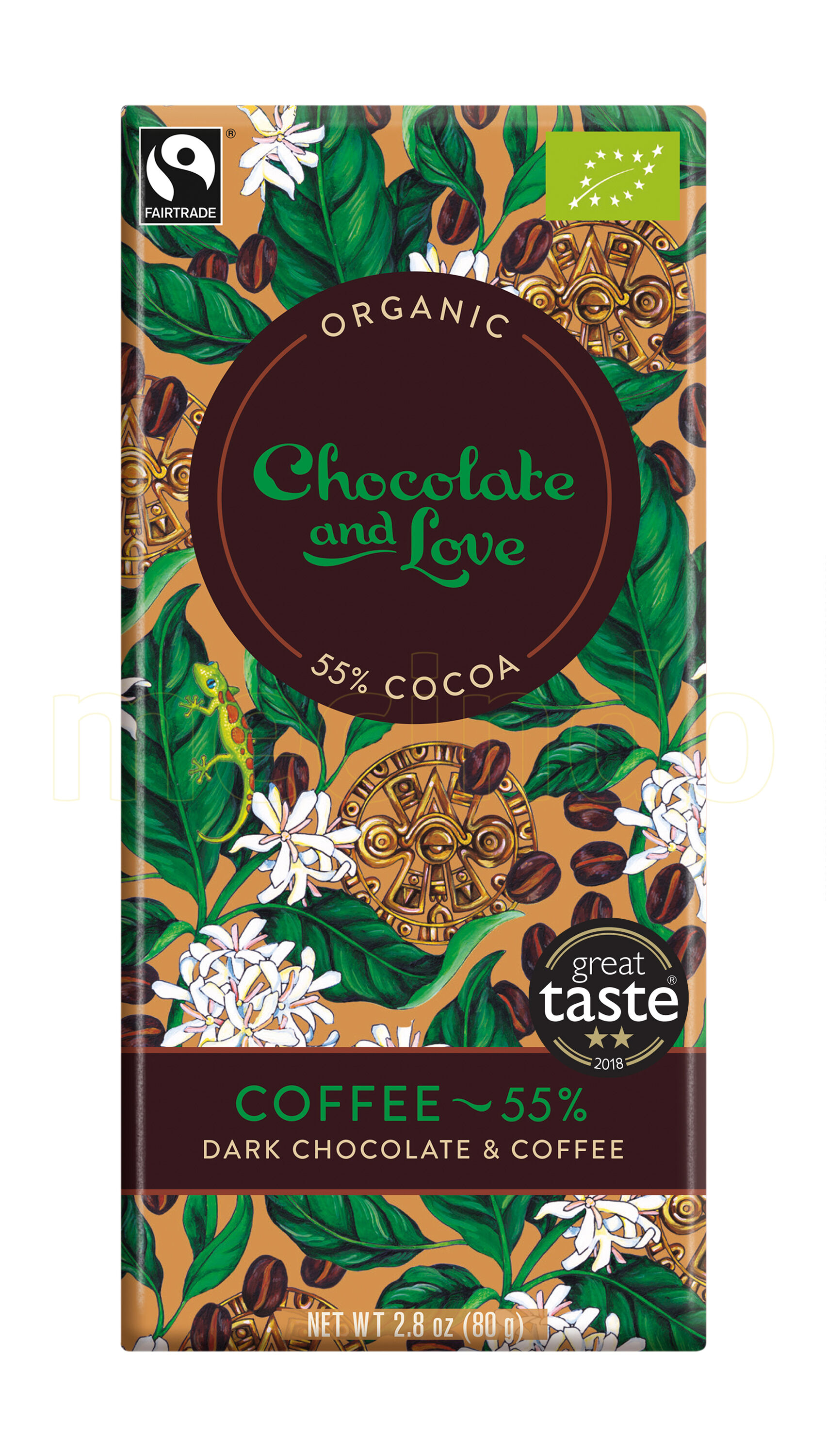 Chocolate And Love Sjokolade Coffee 55% Ø - 80 g