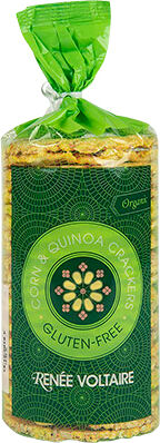 Renée Voltaire Corn & Quinoa Crackers Ø - 120 g