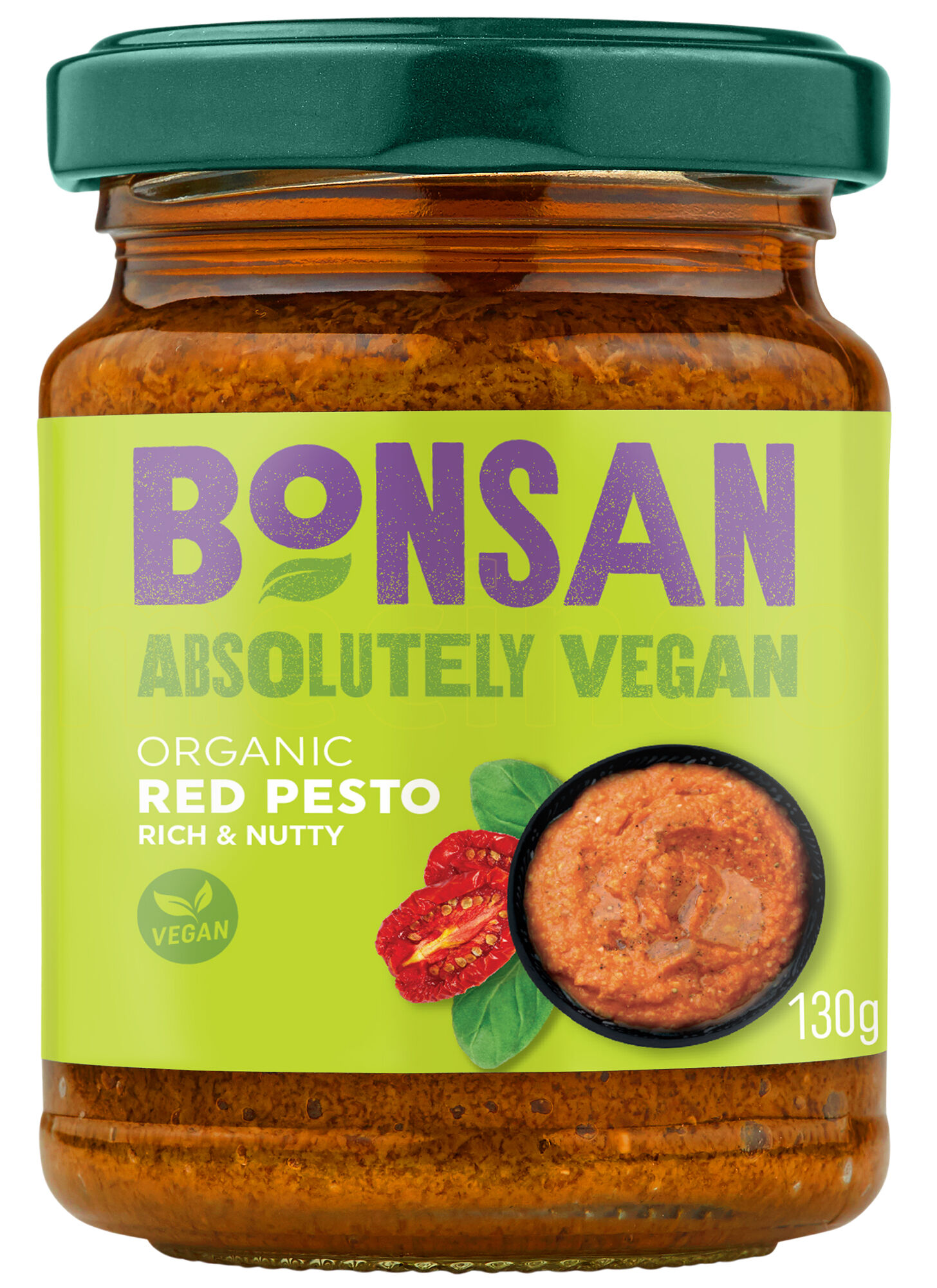 Bonsan Rød Pesto Ø - 130 g