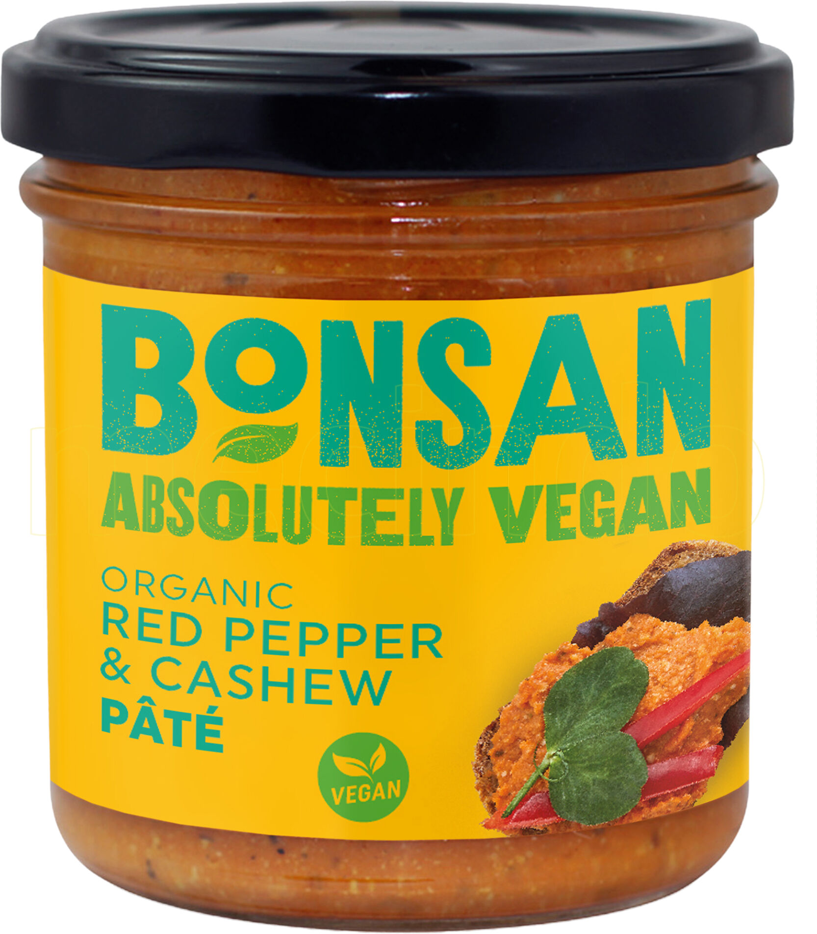 Bonsan Paté Rød Pepper/cashew Ø - 130 g