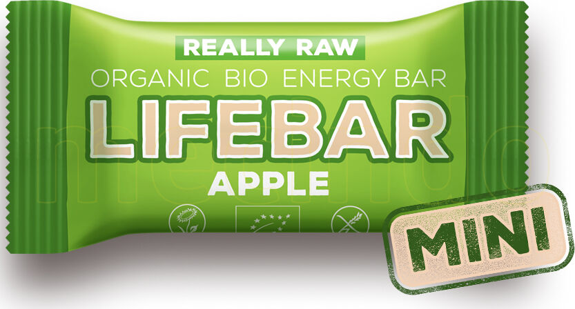 Lifefood Lifebar Mini Æble Raw Ø - 25 g