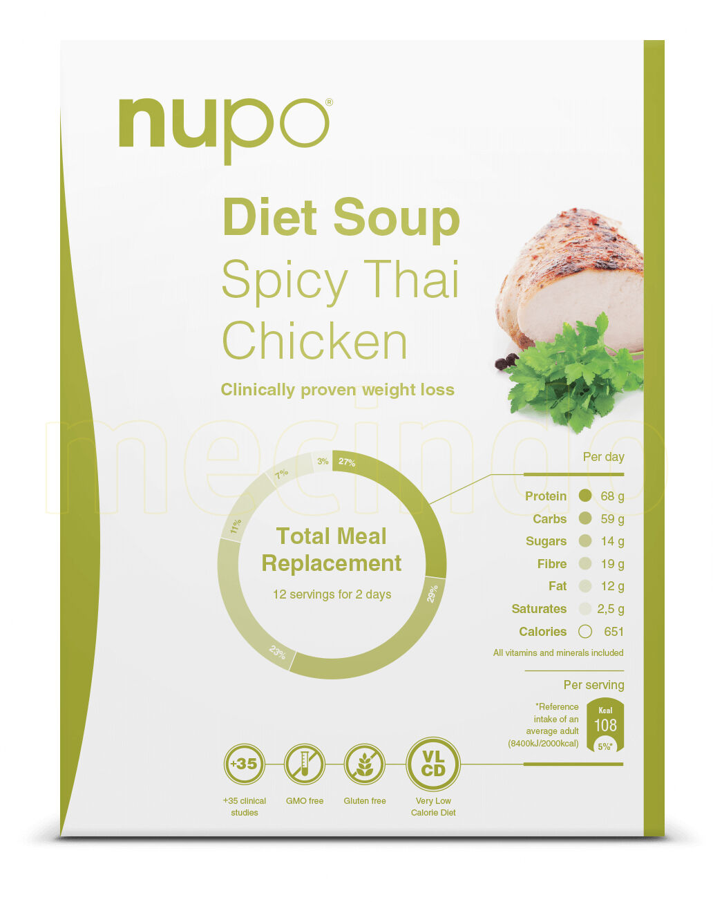 Nupo Diet Soup Spicy Thai Chicken - 384 g