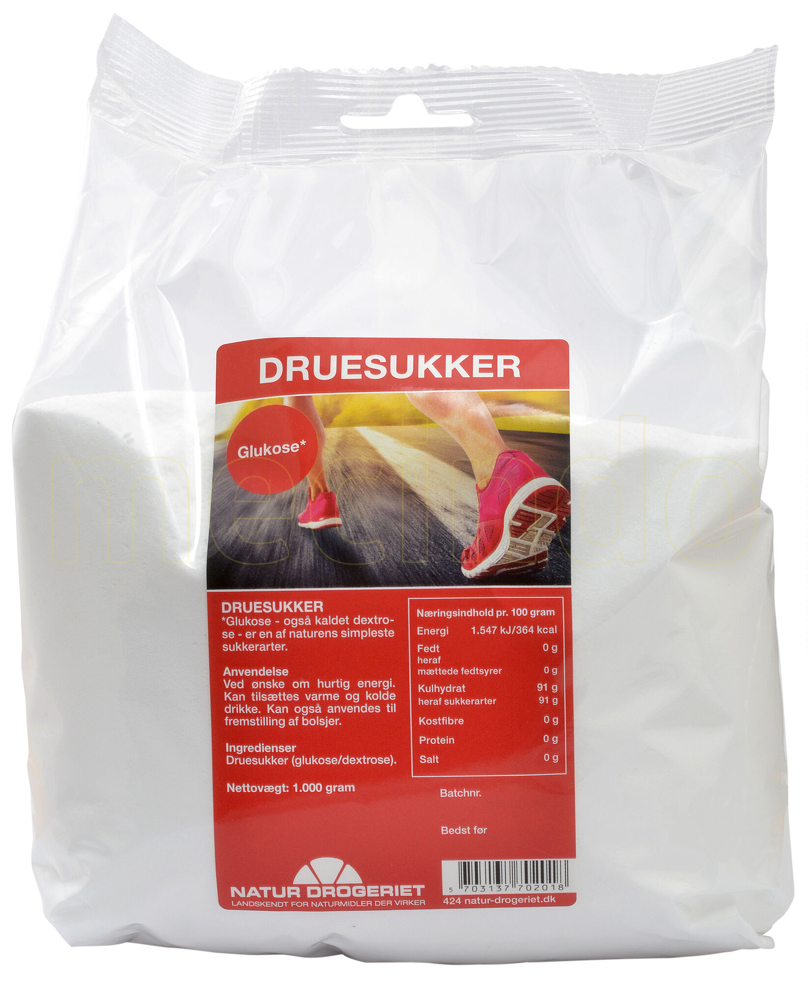 Natur Drogeriet Natur-Drogeriet Druesukker Ren (Glukose) - 1 Kg