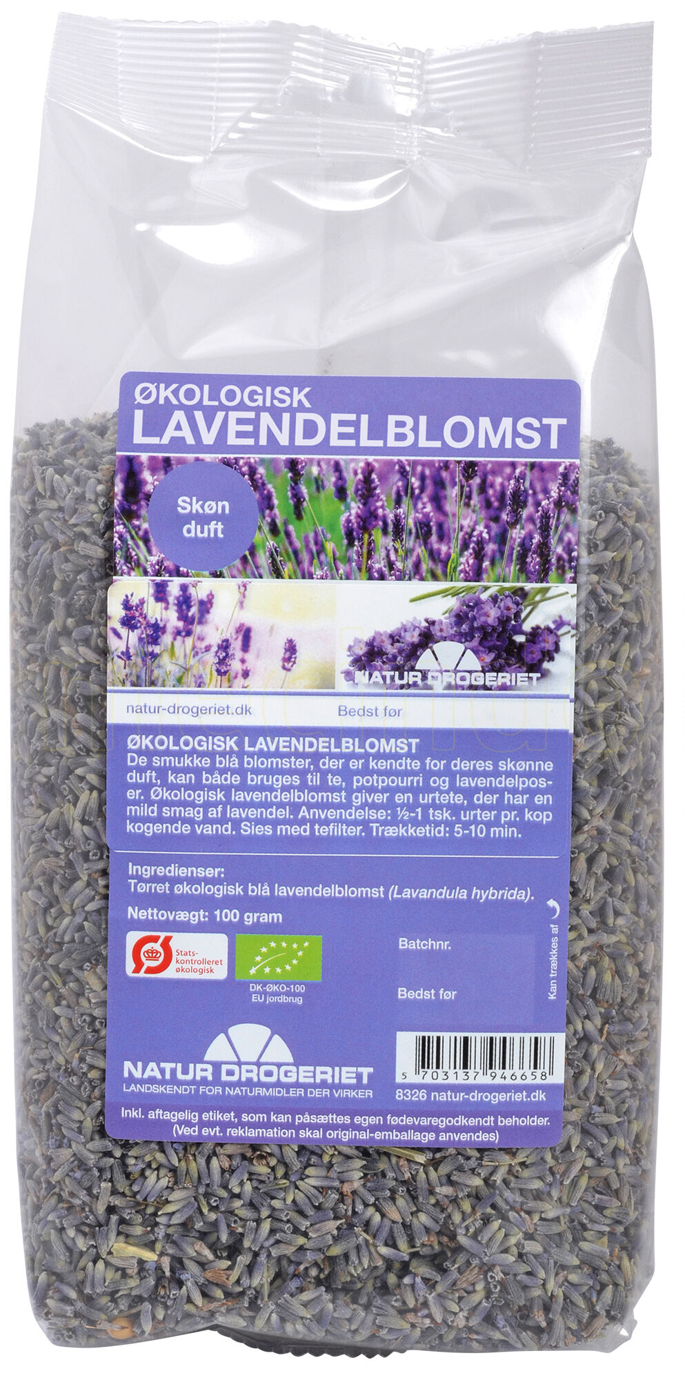 Natur Drogeriet Natur-Drogeriet Lavendelblomst Blå Tørret Ø - 100 g