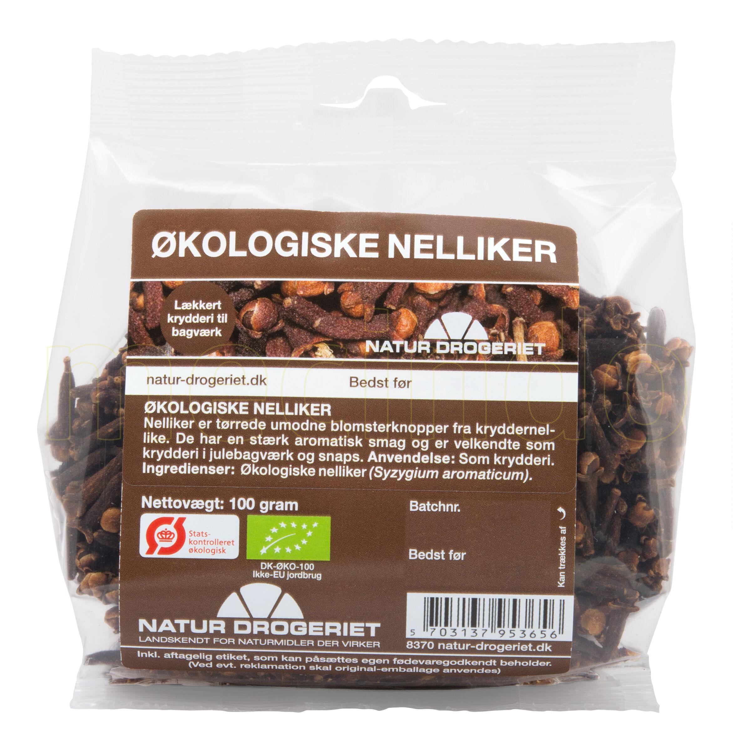 Natur Drogeriet Natur-Drogeriet Nelliker Hele Håndsorterte Ø - 100 g