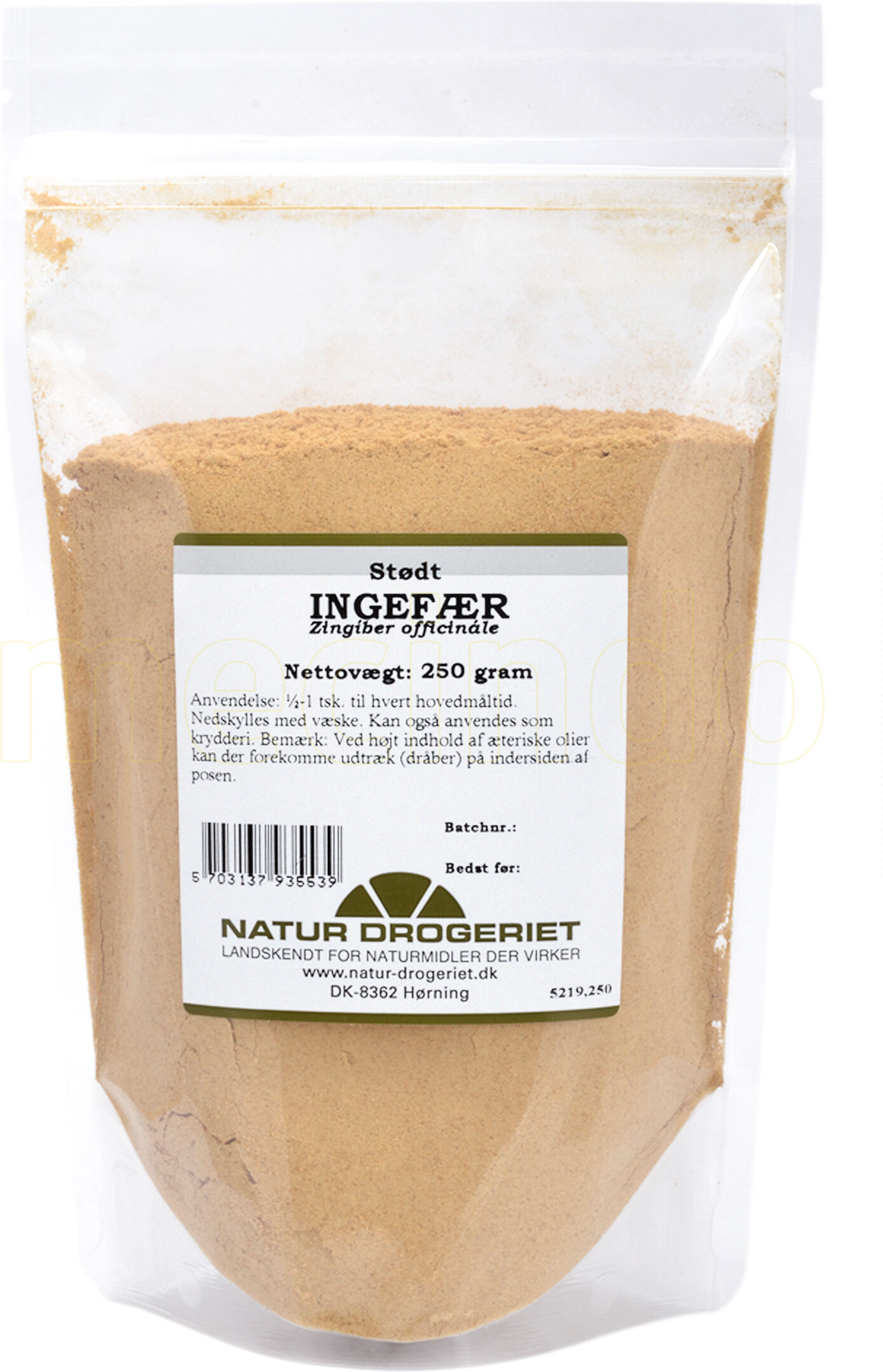 Natur Drogeriet Natur-Drogeriet Ingefær Stødt - 250 g