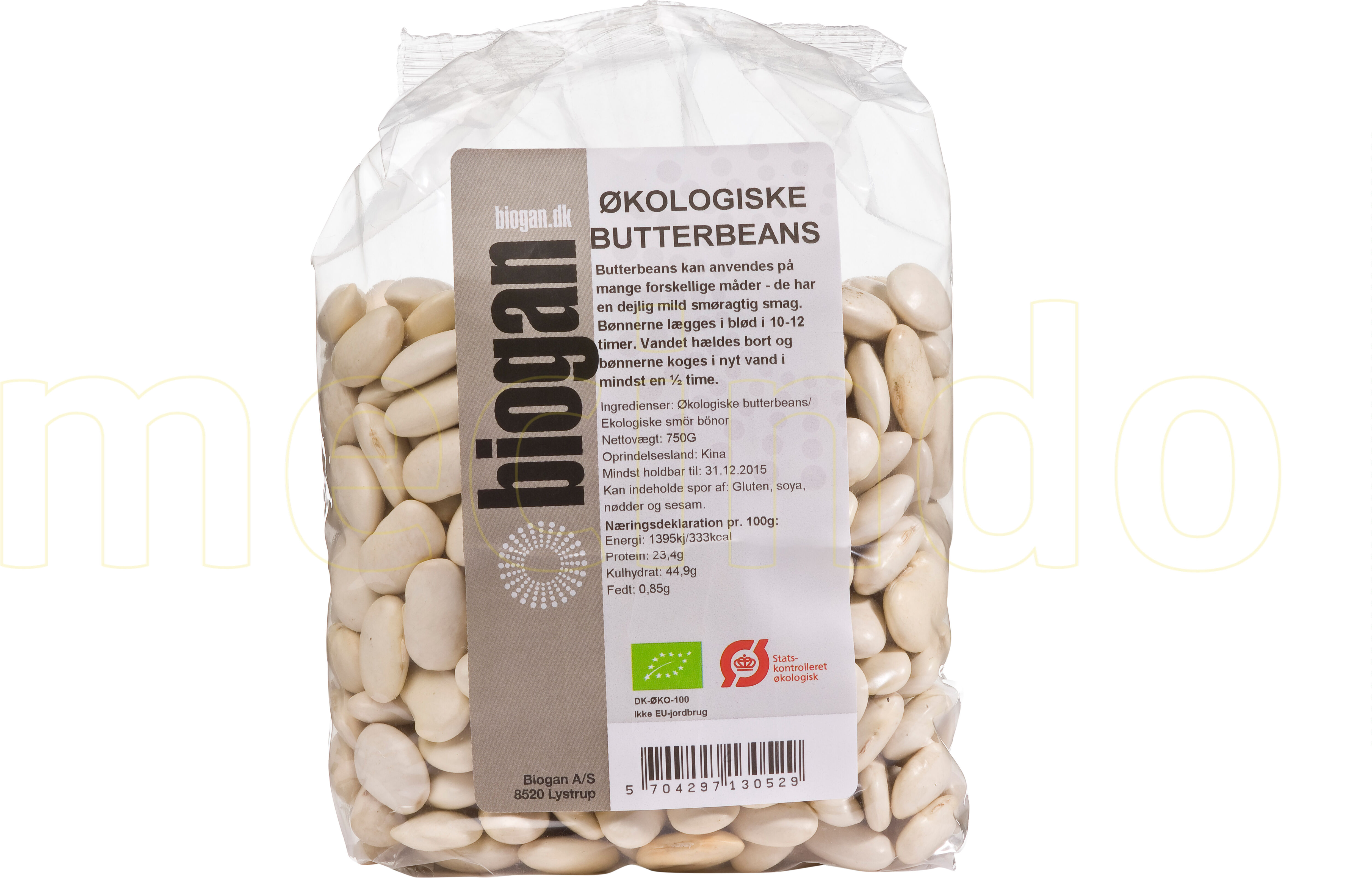 Biogan Butterbeans Ø - 750 g