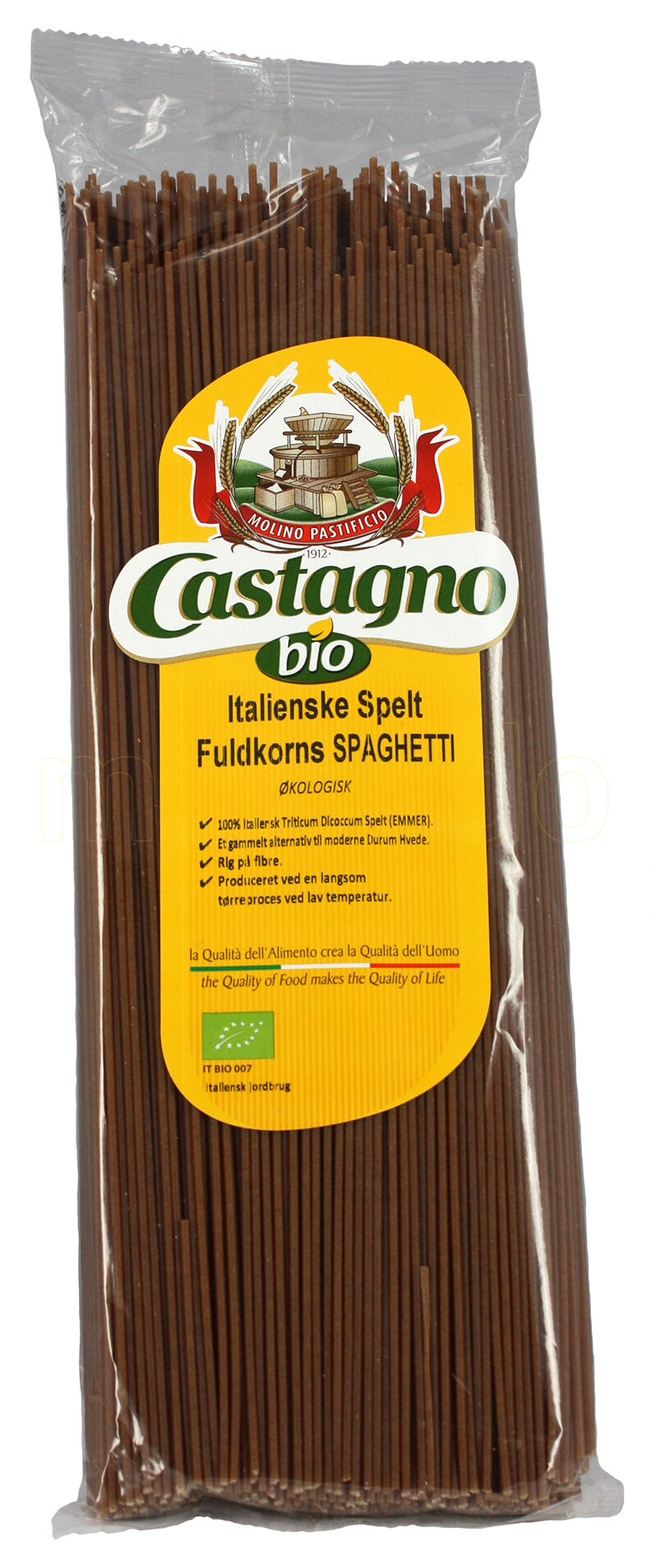 Castagno Spelt Spaghetti Fuldkorn Ø - 500 g