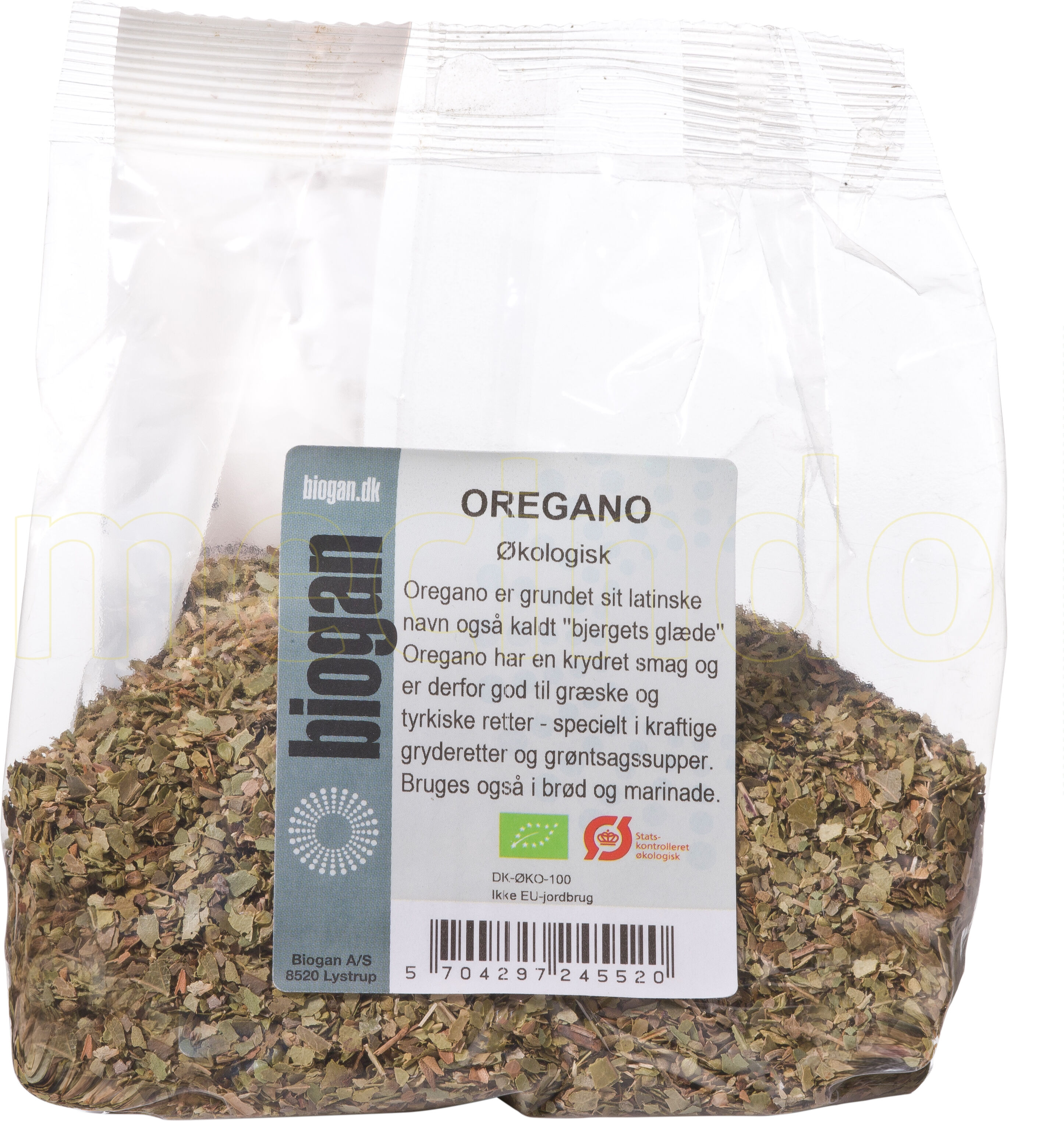 Biogan Økologisk Oregano - 100 g