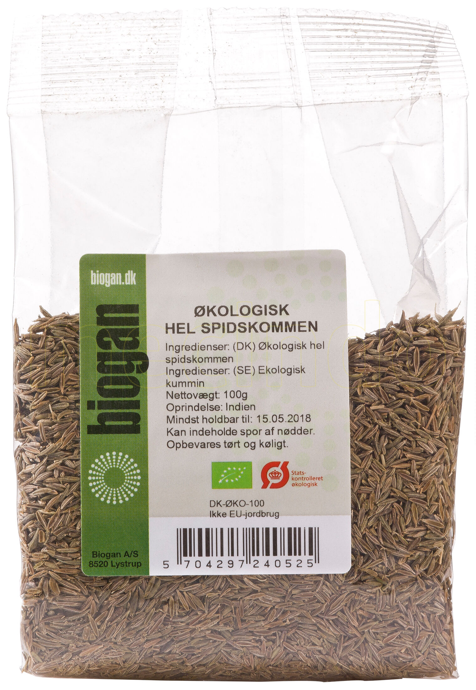 Biogan Spisskum/spisskarve Hel Ø - 100 g