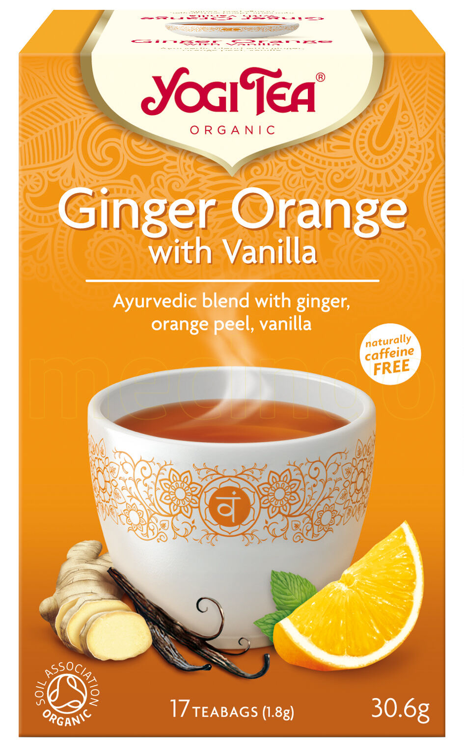 Yogi Tea Ginger Orange W/vanilla Ø - 17 Poser