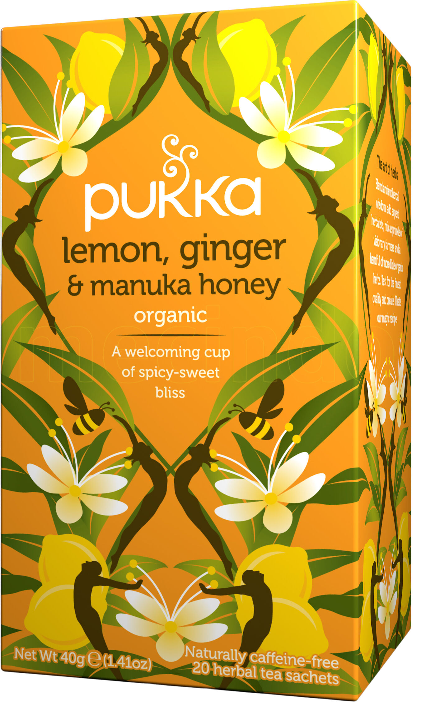 Pukka Lemon, Ginger & Manuka Honey Te - 20 Poser