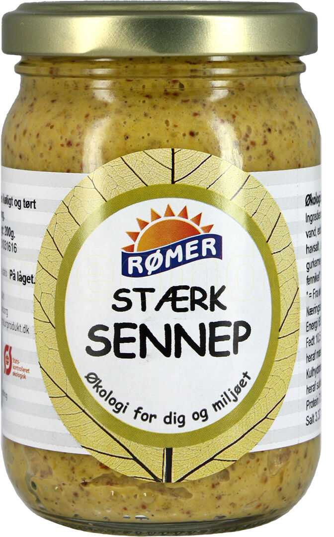 Rømer Sterk Sennep Økologisk - 200 g