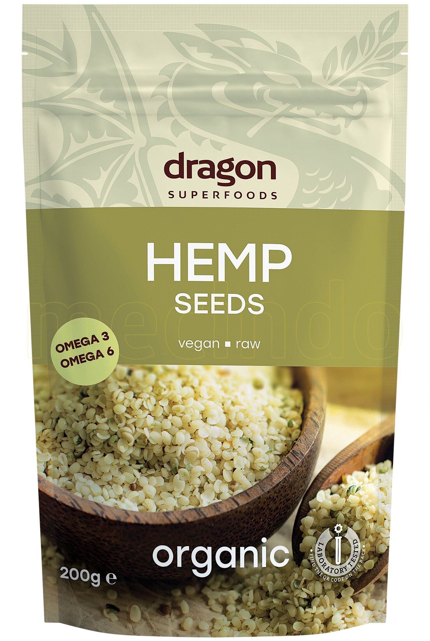 Dragon Superfoods Hampefrø Avskallet Ø - 200 g