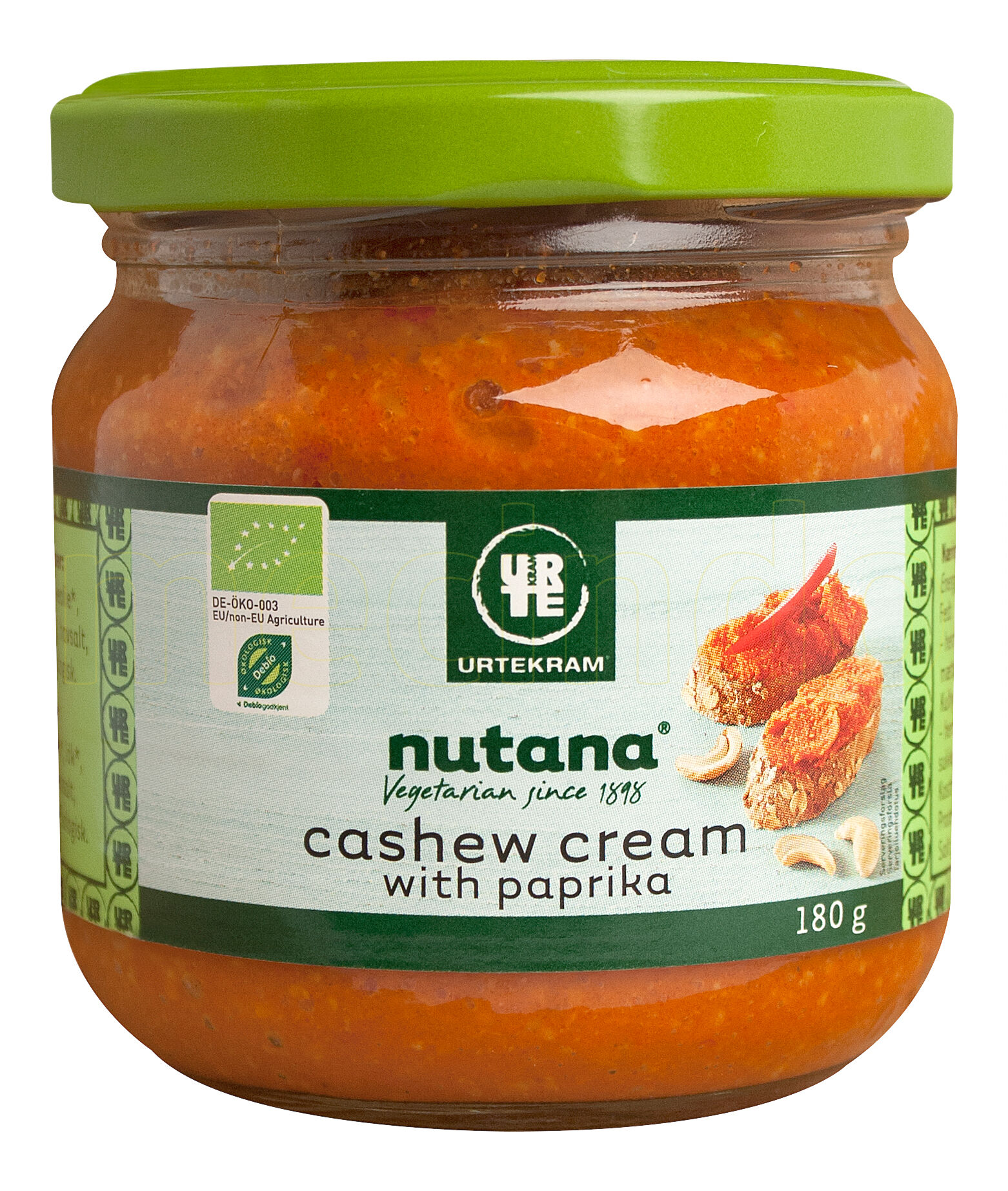 Nutana Cashew cream with paprika Ø Nutana - 180 g