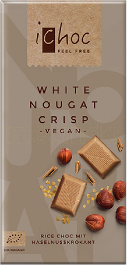 Ichoc White Nougat Crisp Vegan Ø - 80 g