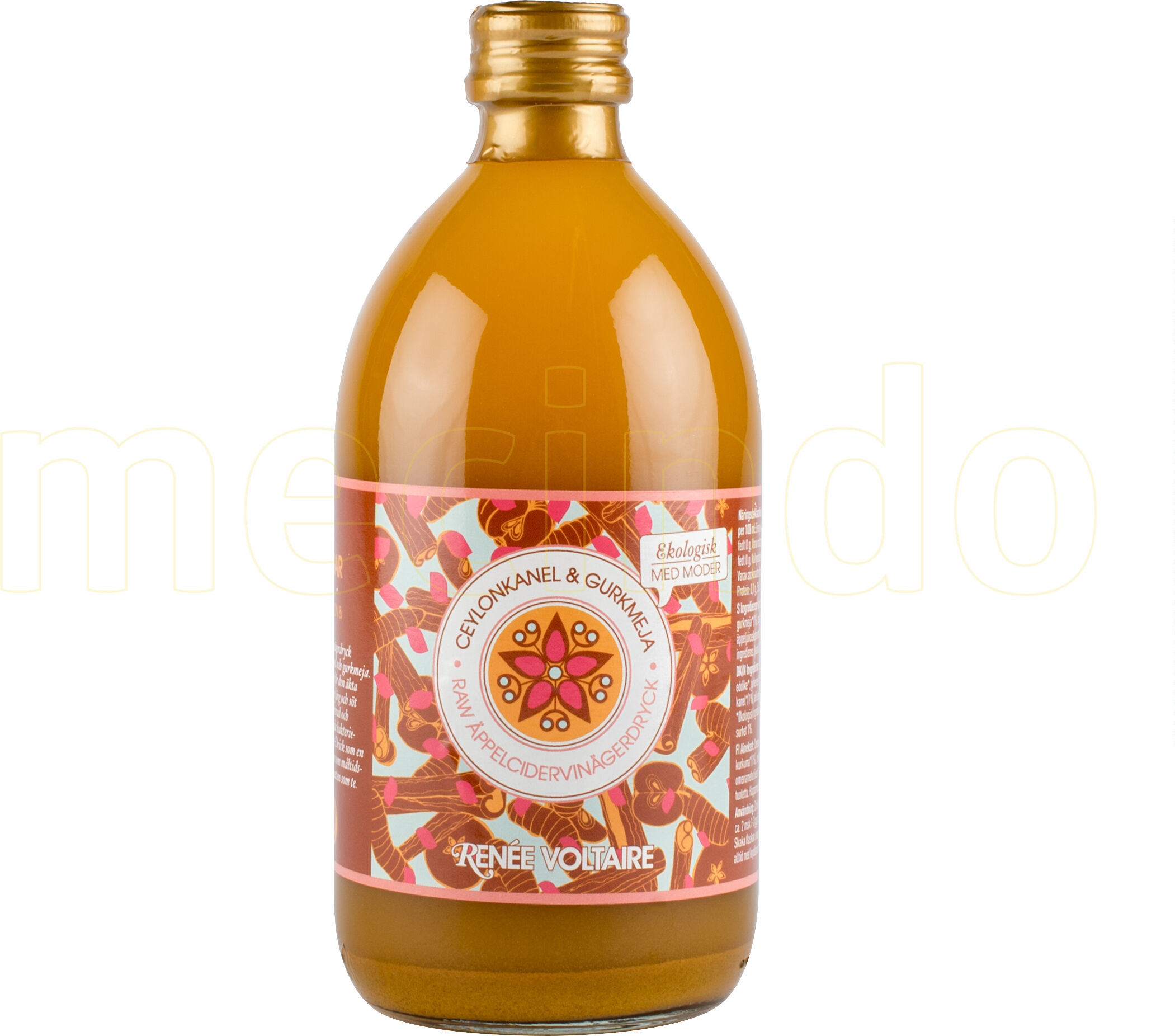 Renée Voltaire Eplecidereddik Raw Ø Med Ceylon Kanel Og Gurkemeie - 500 ml