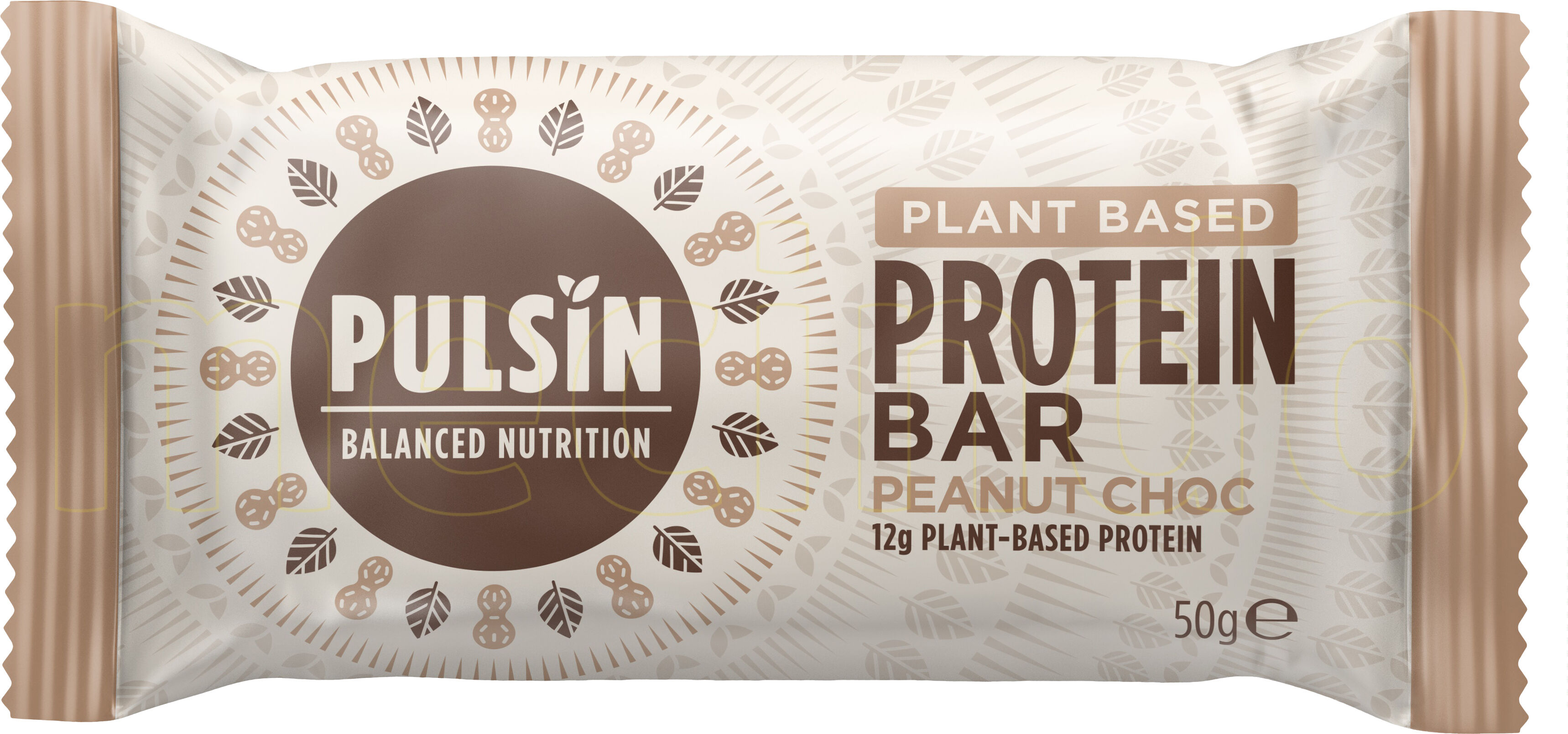 Pulsin Proteinbar booster Peanut Choc - 50 g