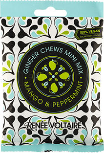 Renée Voltaire Ginger Chews Mini mix - Mango & Peppermint - 48 g