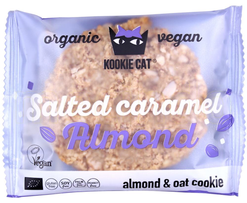Kookie Cat Salted Karamel Ø Mandel - 50 g