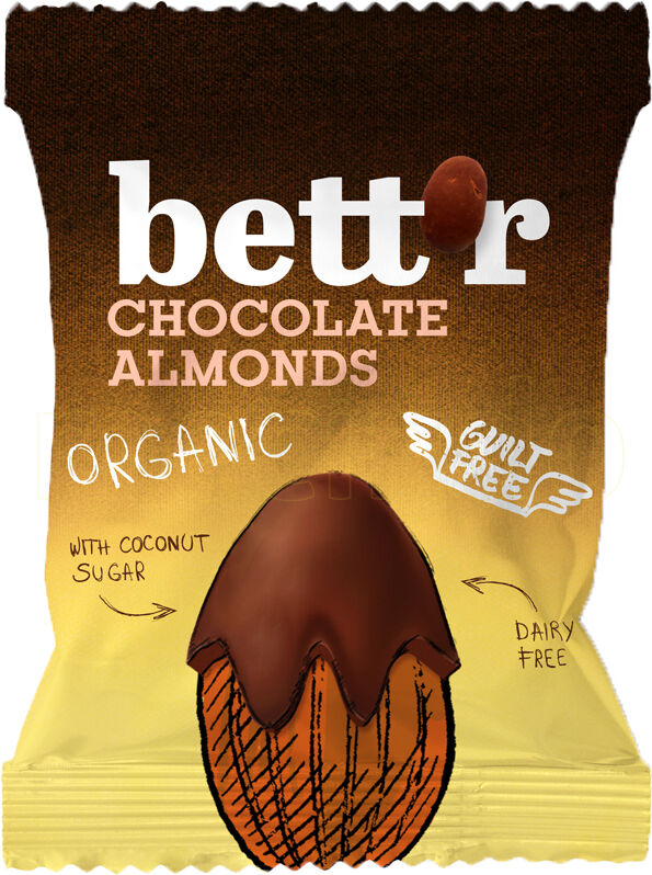 bett r Vegan Choko Mandler Ø - 40 g