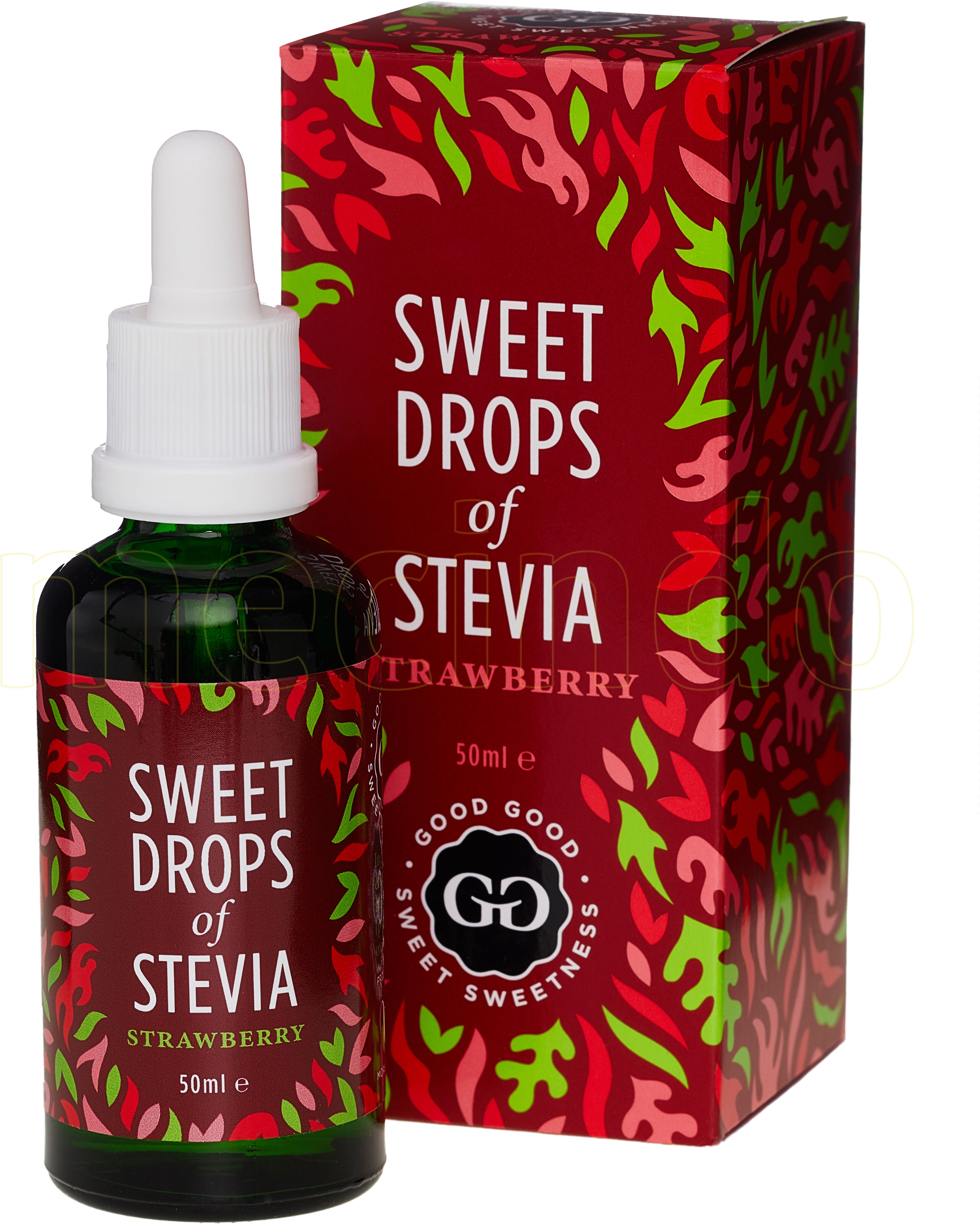 Good Good Sweet Sweetness Good Good Sweet Drops of Stevia - Jordbær - 50 ml