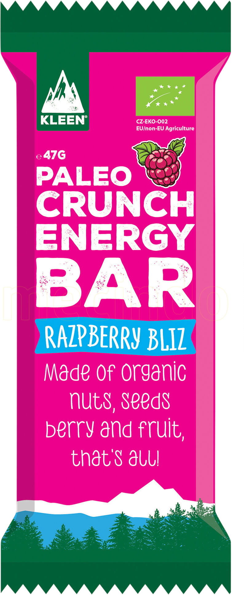 Paleo Crunch Proteinbar Razpberry Bliz Ø Paleo Chrunch - 47 g