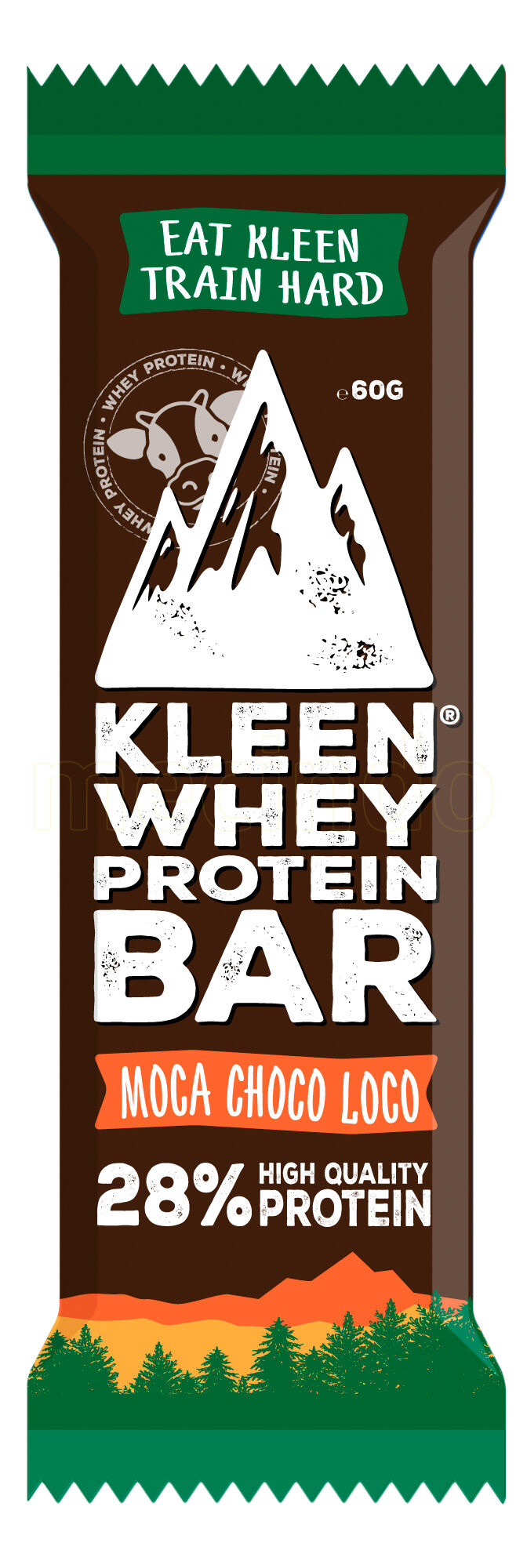 Kleen Whey Proteinbar Moca Choco Loco - 60 g