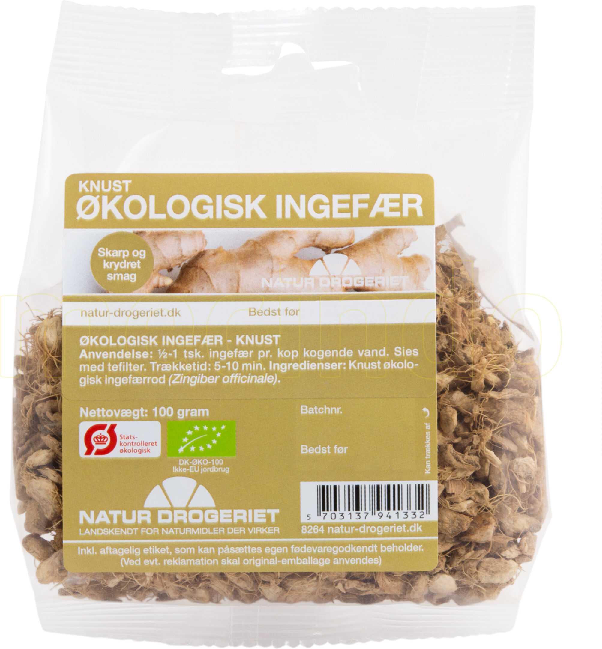 Natur Drogeriet Natur-Drogeriet Ingefær Knust Ø - 100 g